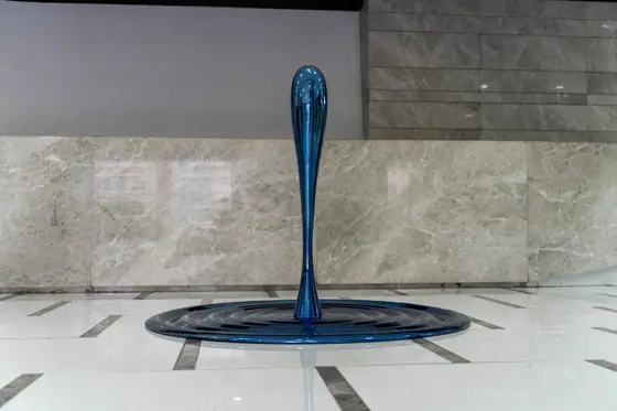 Water ripple sculpture
