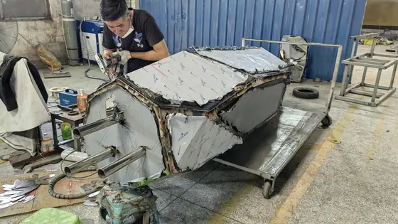 Stainless steel sculpture factory: the perfect presentation of welding technology