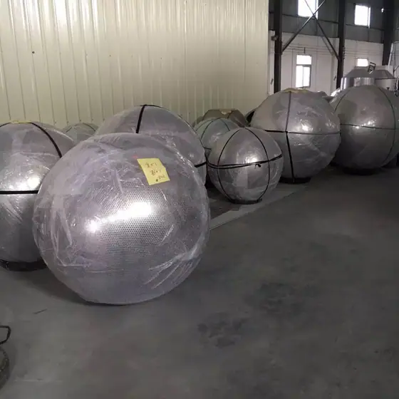 stainless steel sphere sculptures