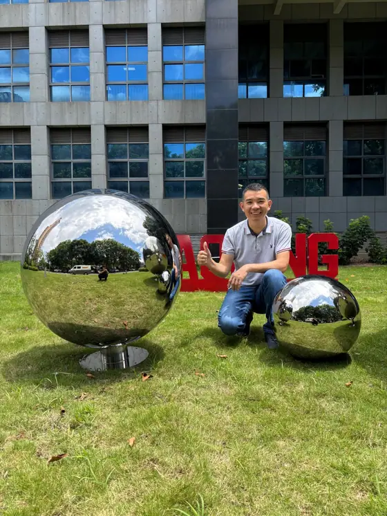 SS 304 Garden Decorative Ball