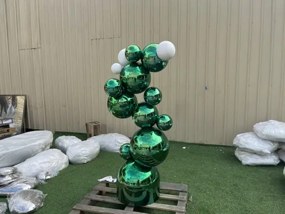 Stainless Steel Spherical Sculpture