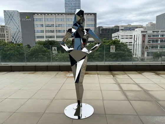 Stainless steel garden sculpture: the artistic treasure of modern gardening