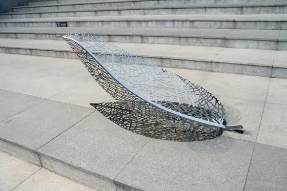 Stainless Steel Leaf Sculpture