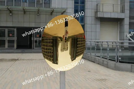 Stainless steel concave mirror