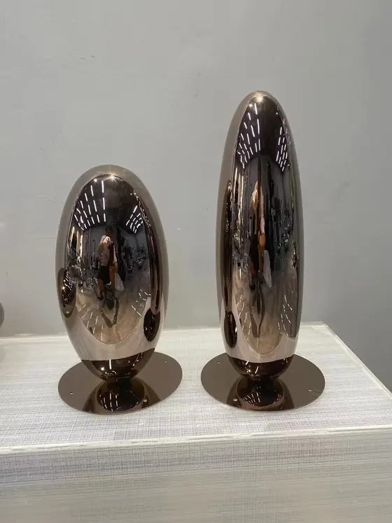 Stainless Steel Pebble Ornament