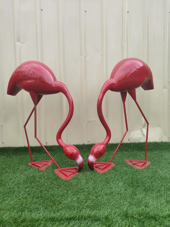 Stainless Steel Flamingo