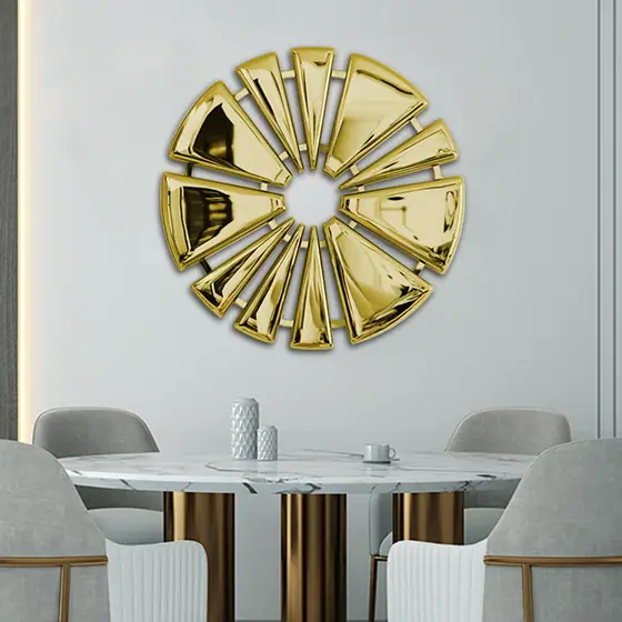Stainless steel metal wall decoration customization
