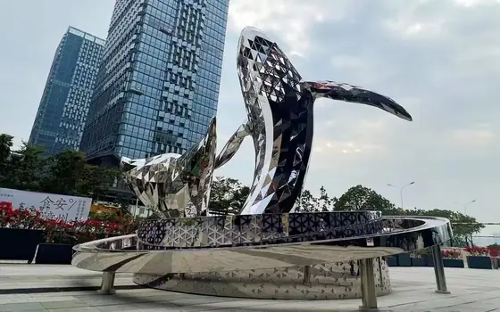 Stainless steel sculpture and environmental art: the unique charm of integrating nature and humanity