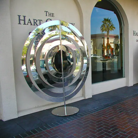 Stainless Steel Spiral Sculpture