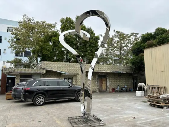 large metal sculpture