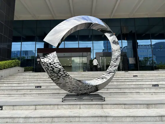 Large Stainless Steel Outdoor Sculpture