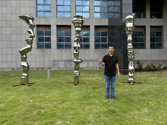 Metal Sculpture Installation