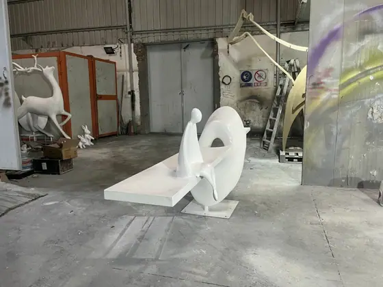 Stainless Steel Abstract Sculpture