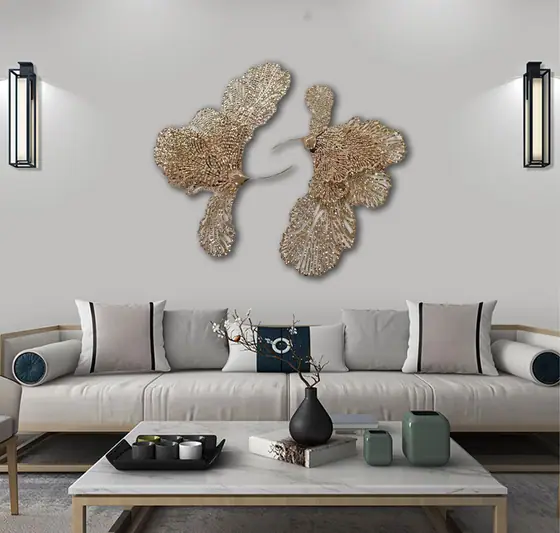 Sparkling Metal Wall Decoration