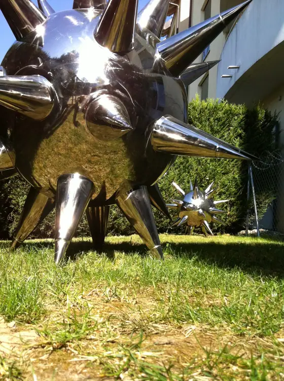 Stainless Steel Sphere Sculpture