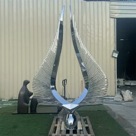 Stainless Steel Abstract Sculpture