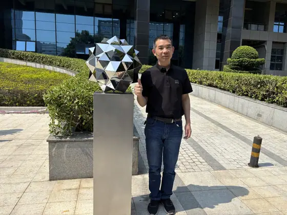 Stellar Flow – Stainless Steel Orb Sculpture | Hypnotic Modern Art”