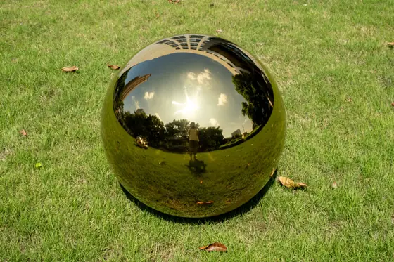 Stainless Steel Spherical Sculpture