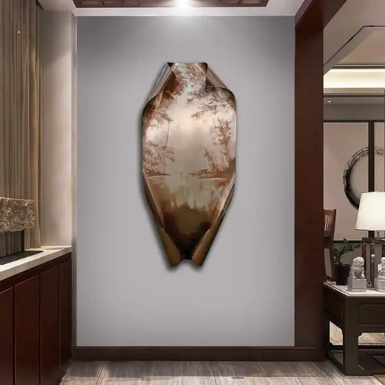 Modern metal wall decoration customization