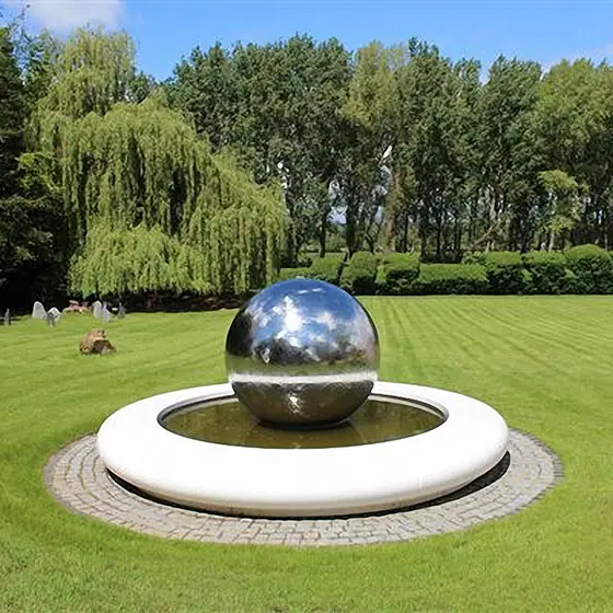 Stainless Steel Spherical Sculpture