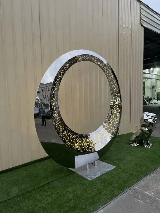 Stainless Steel Circle Sculpture