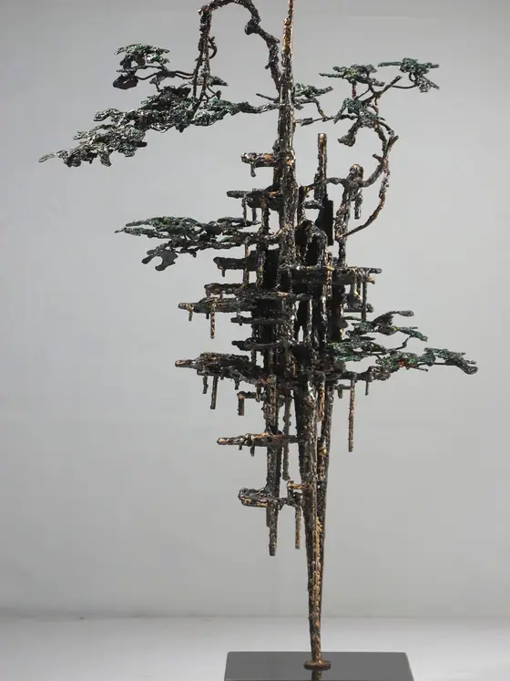 Iron Tree Sculpture