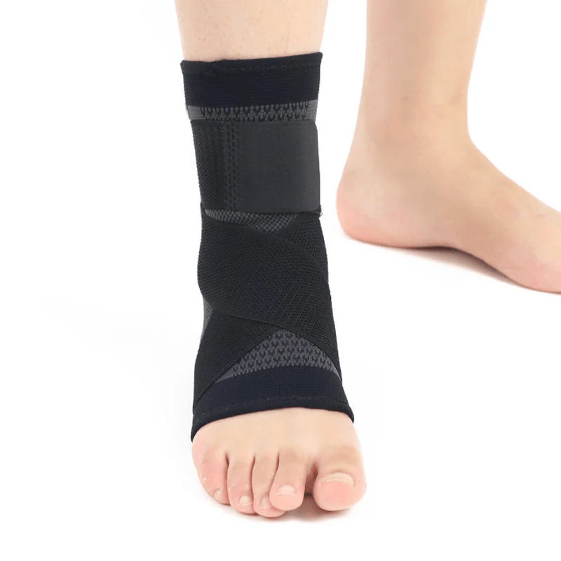 Ankle brace Y-shaped elastic strap system
