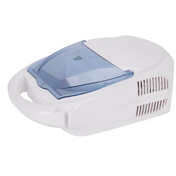 Compressor nebulizer with medicine cup and mouthpiece
