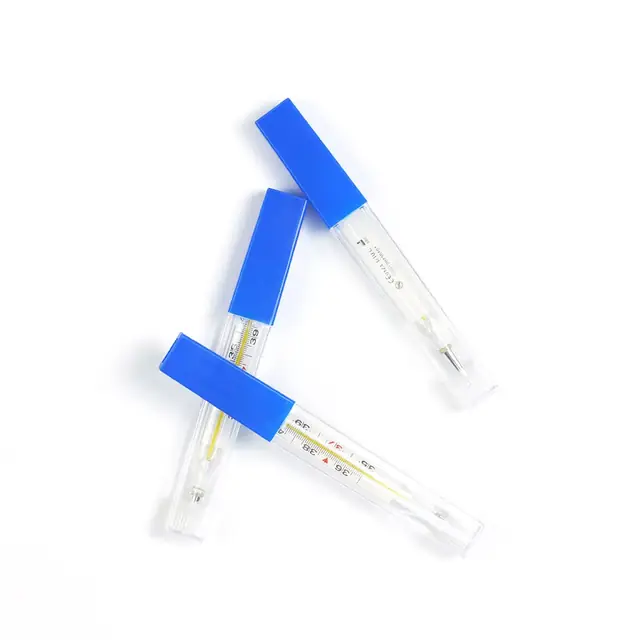 Clinical thermometer with protective case
