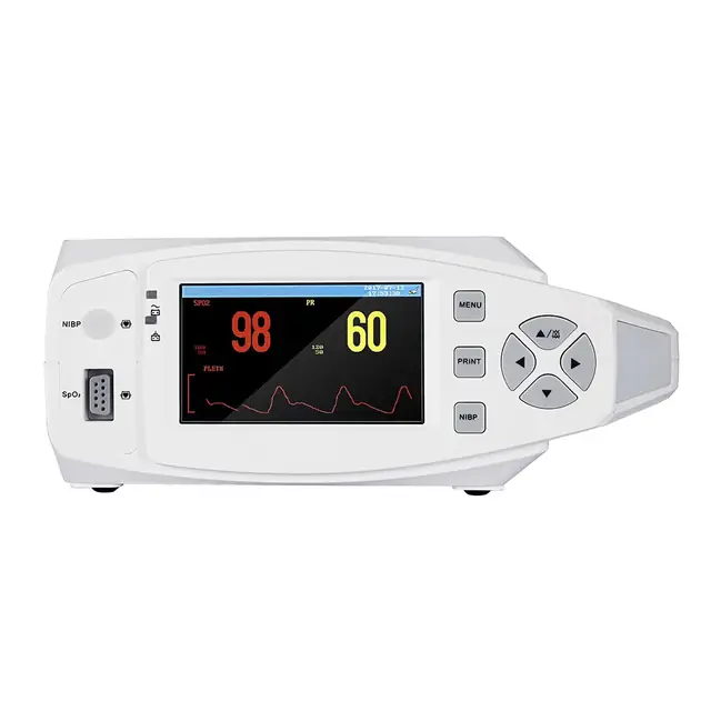 Vital sign monitor with 4 inch colour touch screen