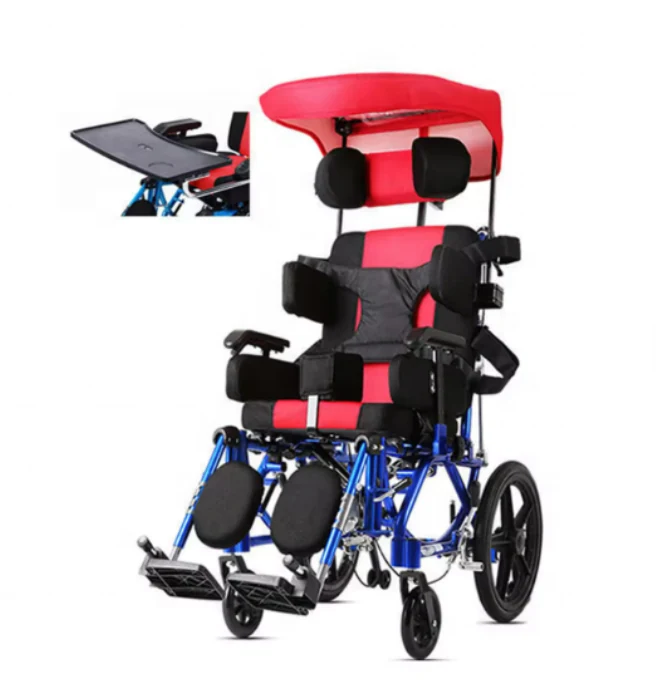Paediatric wheelchair high backrest and head support
