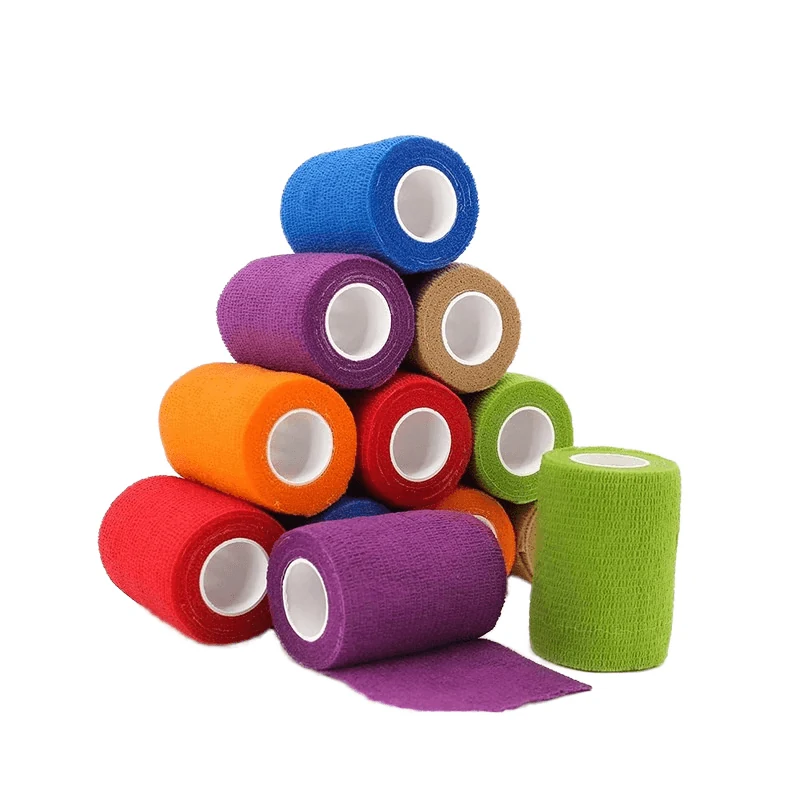 Elastic bandage roll for compression and joint support