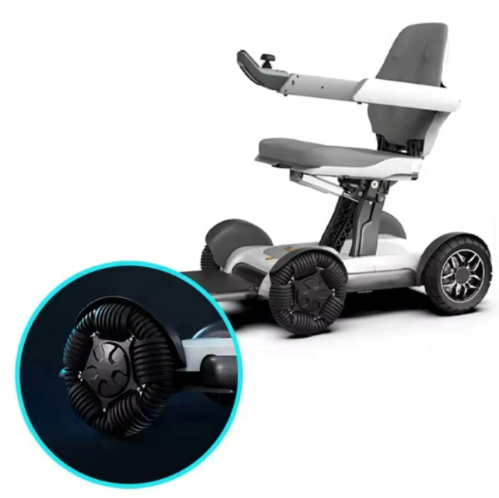 Electric wheelchair mid-wheel drive and control panel