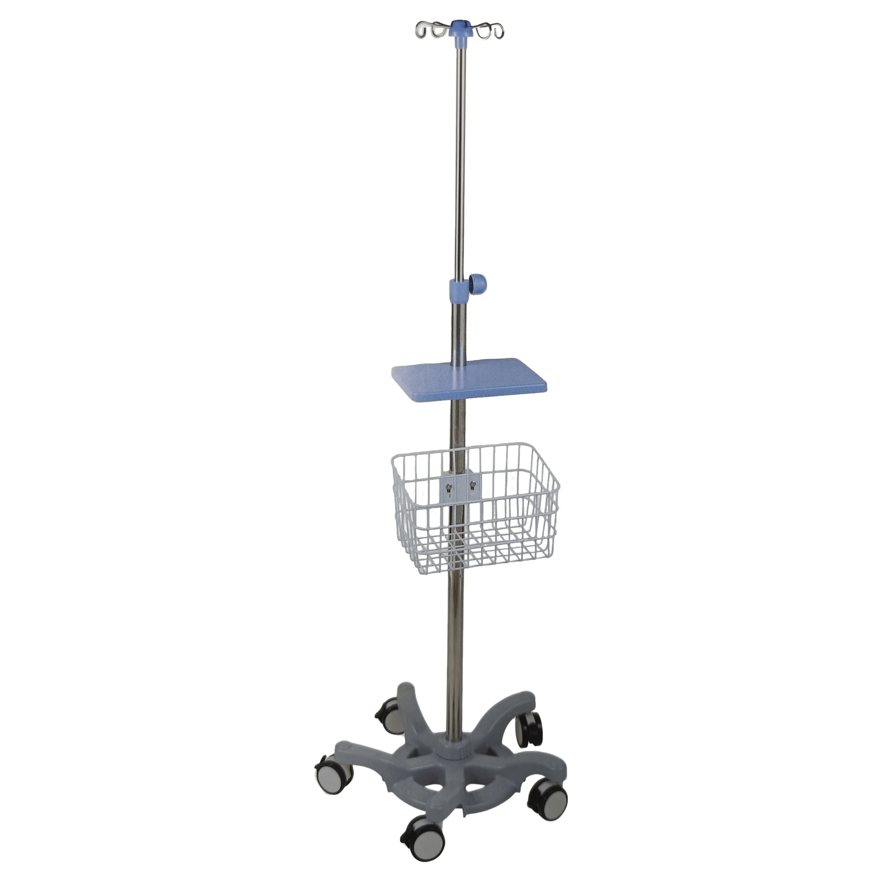 IV stand height adjustment mechanism