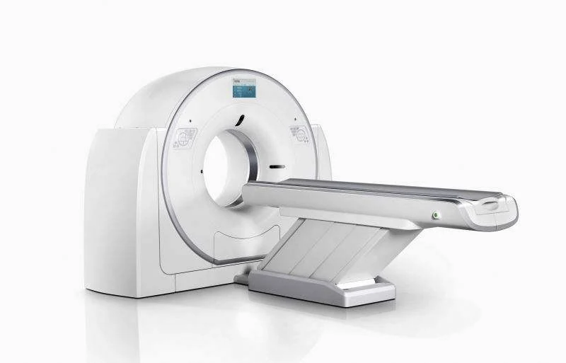 32 slice spiral CT system gantry and patient table