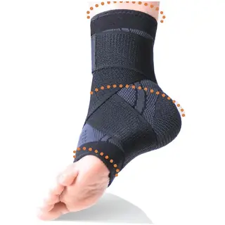 Ankle support open heel cutout design