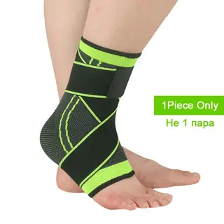 Ankle brace fitted under a shoe