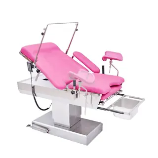 Examination table backrest and seat section