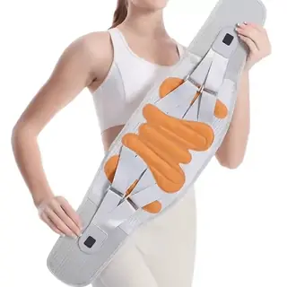 Medical lumbar support packed for retail