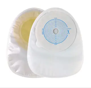 Ostomy bags packed for clinical supply