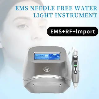 RF beauty device with accessories in the retail set