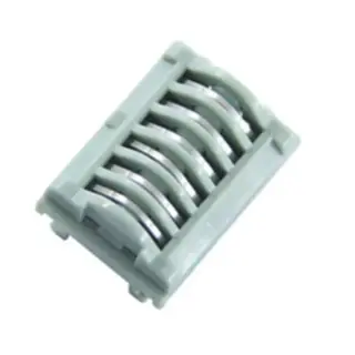 Titanium clips packaged in groups of six