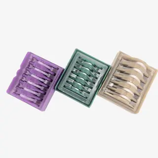 Boxed titanium surgical clips for theatre supply