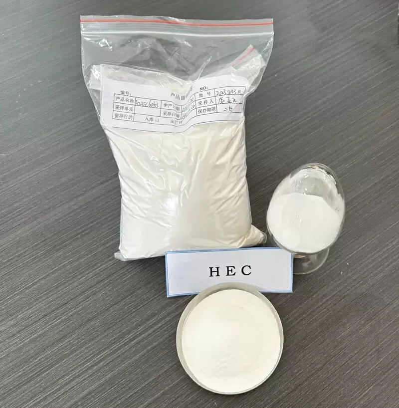 HEC hydroxy ethyl cellulose with excellent enzyme resistance ability for Toothpaste powder supplied in 25 kg export bags