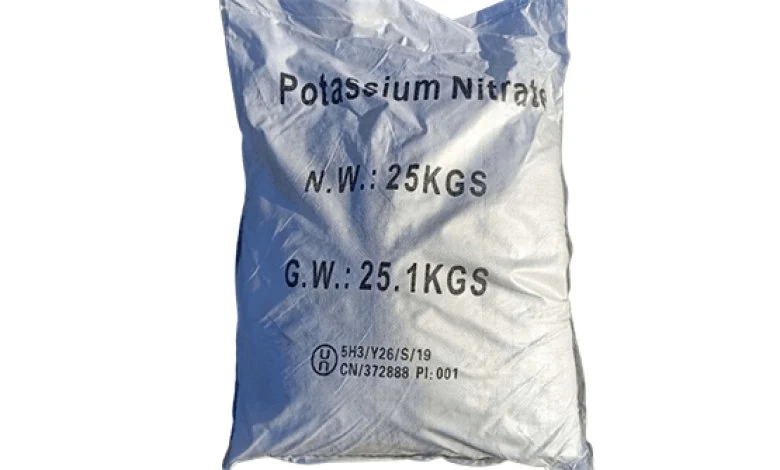 Potassium Nitrate KNO3 powder supplied in 25 kg export bags