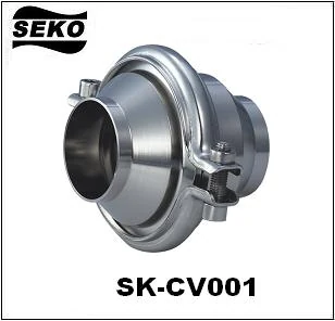 Sanitary check valve SK-CV001 with clamp ends