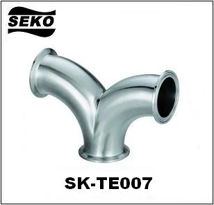 Sanitary tee SK-TEE008 with small branch
