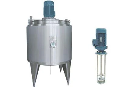 High shear emulsifier head detail showing rotor and stator