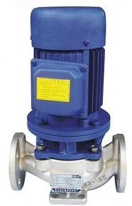 SKGH vertical chemical pump with stainless casing and inline flanges