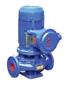 SKGY vertical centrifugal oil pump with inline flanged connections
